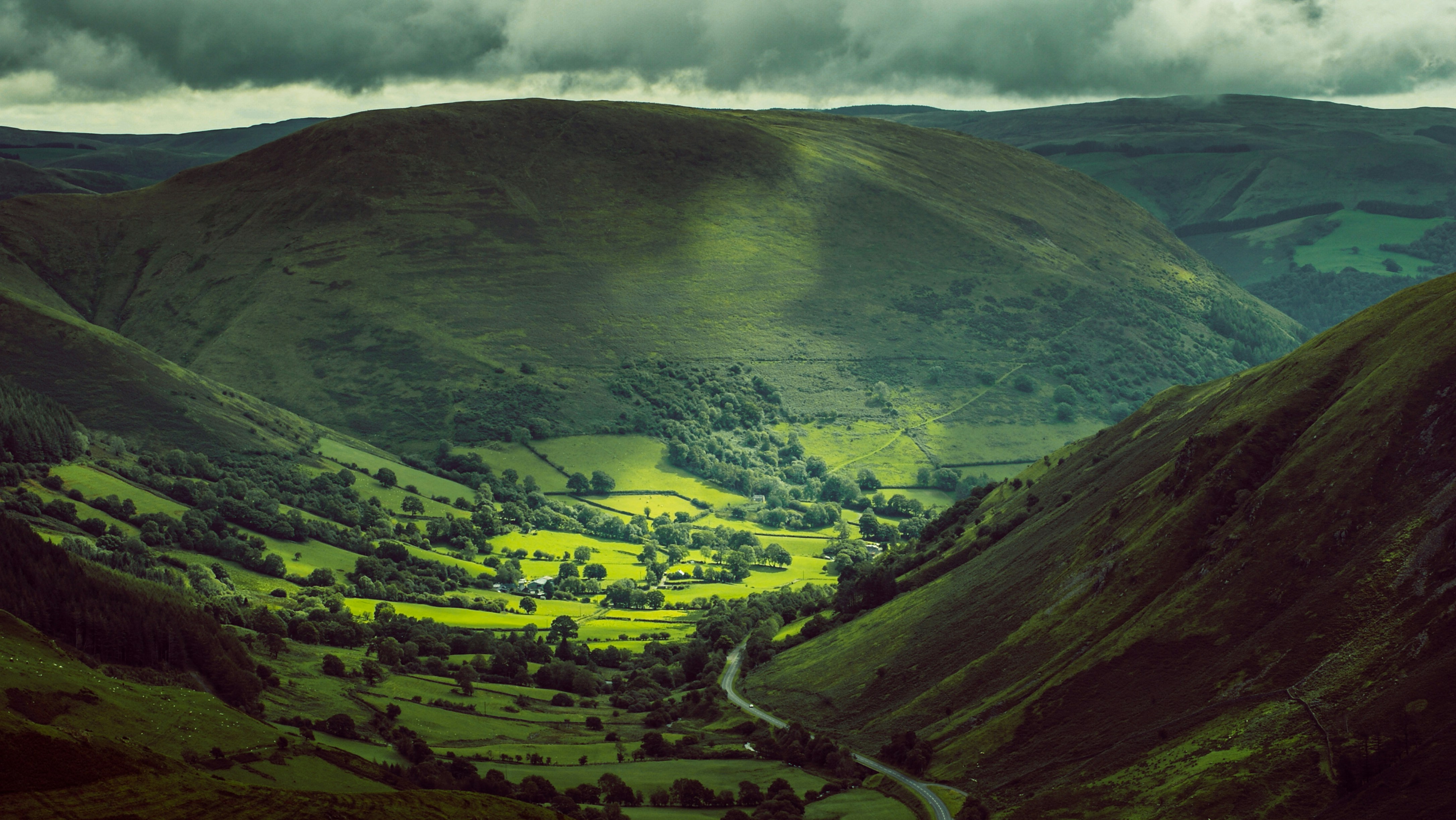 Welsh valley landscape